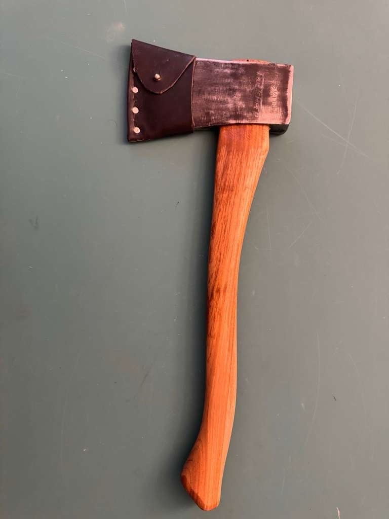 Vintage TRUE TEMPER FSS Axe 2¼ LB, Restored, Hickory Handle, Made in USA