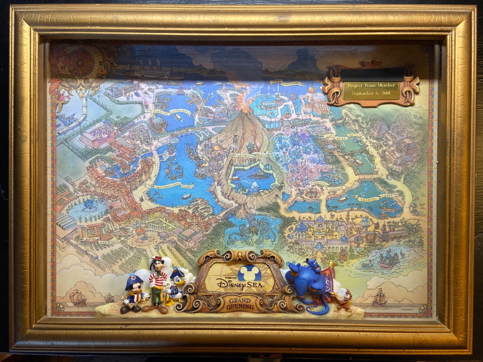 RARE Tokyo DisneySea Grand Opening Project Team Shadowbox ⭐