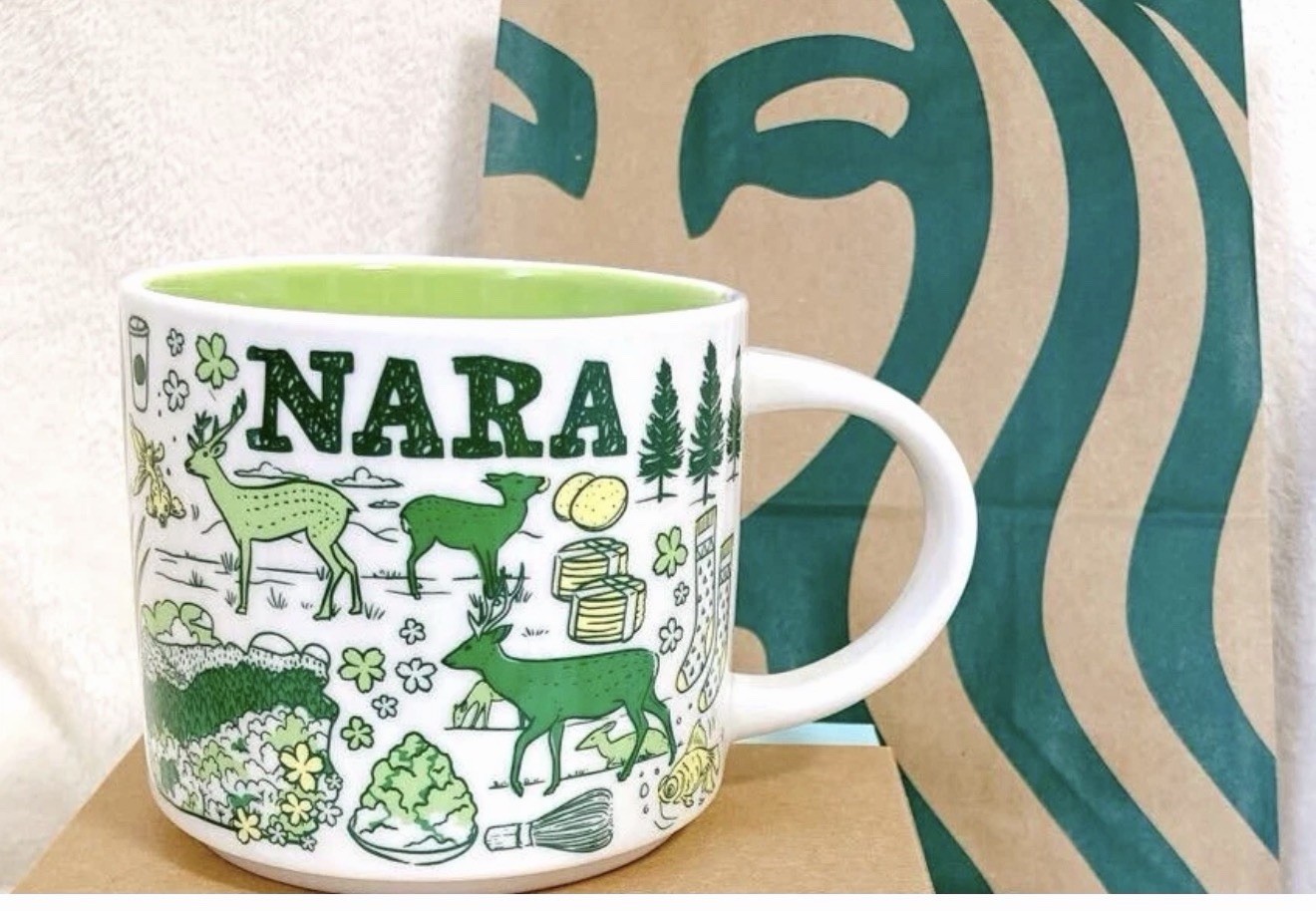 Starbucks Japan Nara Mug Cup Been There Series 14oz/414mL 2021 Limited Edition