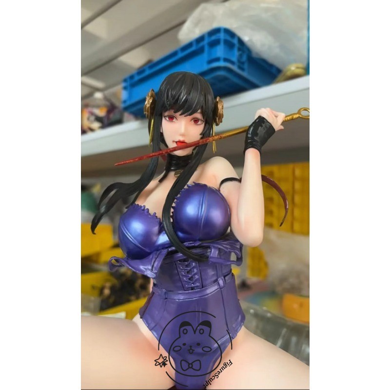 New 35cm 1/6 Anime Game Female Character PVC Statue Decor Model Without Box