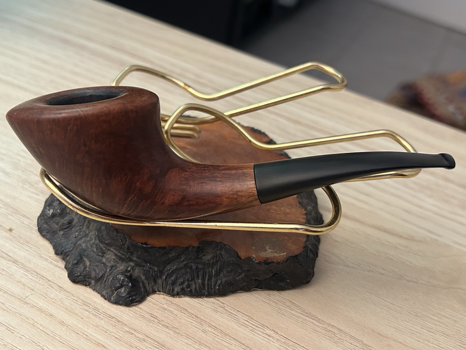 STANWELL 15 Estate Pipe - Bent Apple - Vintage Danish Heather (Made in Denmark)