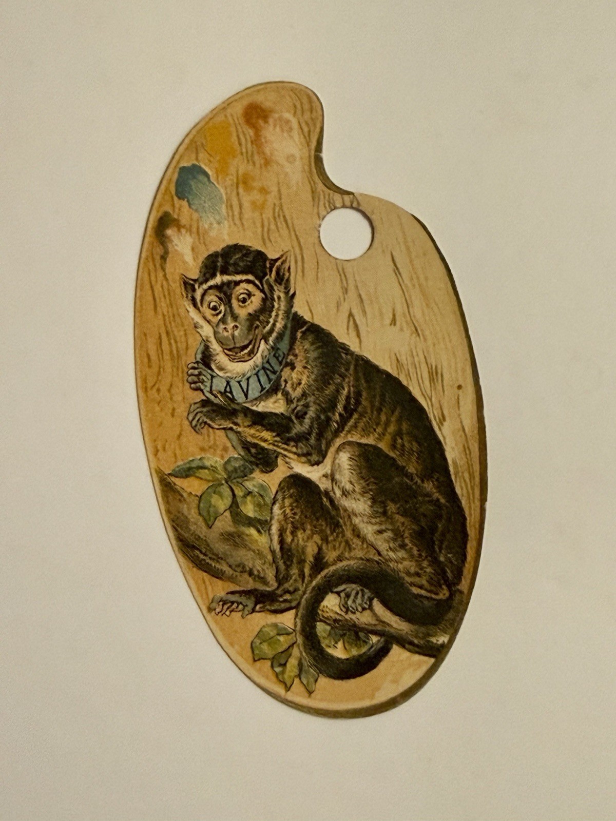Antique Lavine Soap Monkey Die-Cut Palette Victorian Trade Card 3\