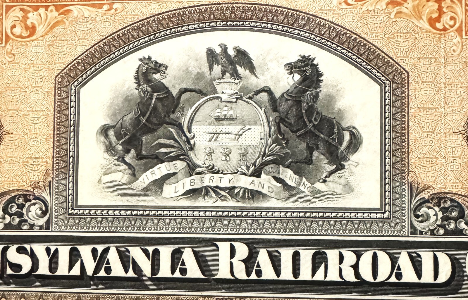 Antique 1900s-1950s PA Railroad Stock Certificate 🚂 “Pennsy” Philadelphia
