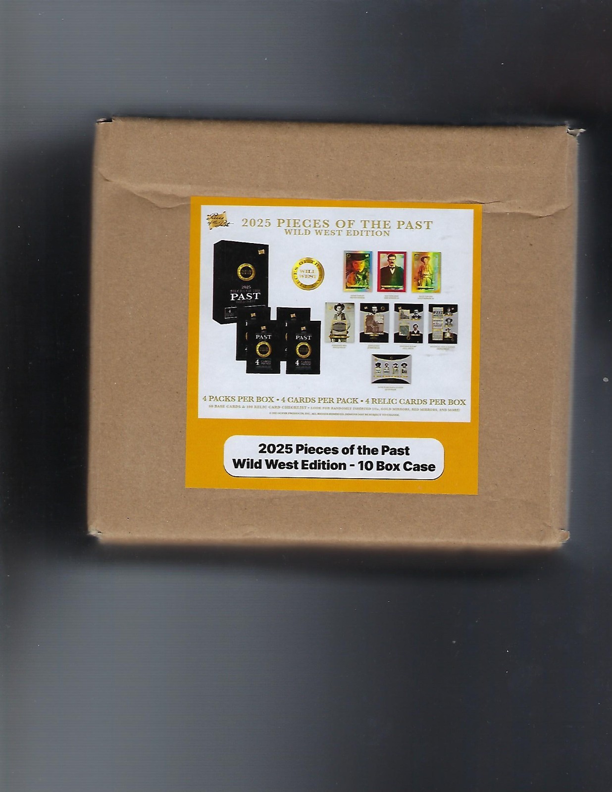 2025 SUPER BREAK PIECES OF THE PAST WILD WEST EDITION HOBBY 10-BOX CASE