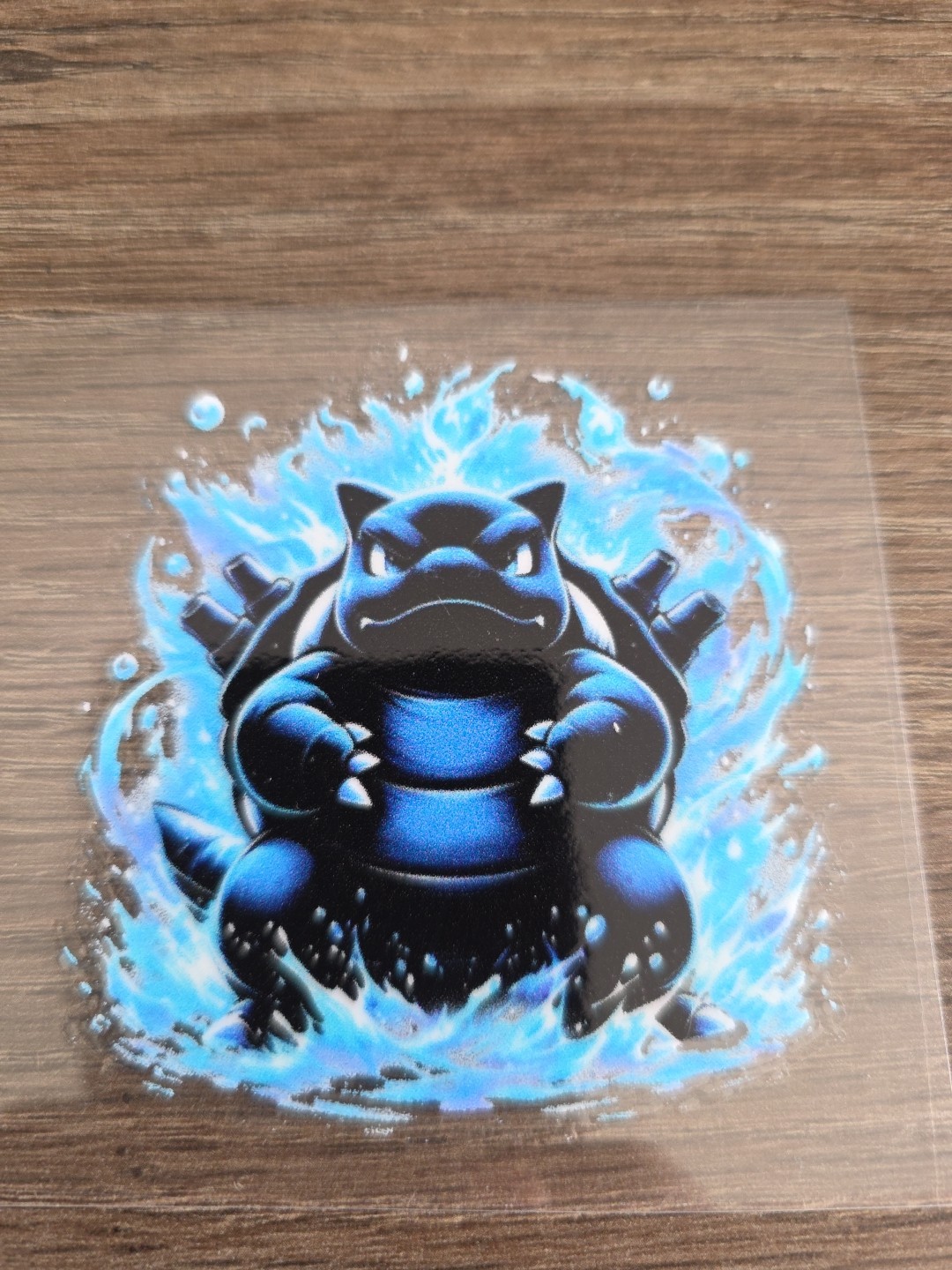 Pokémon Blastoise High Quality Waterproof Raised UV DTF Decal 3in Pokémon Blastoise High Quality Waterproof Raised UV DTF Decal 3in