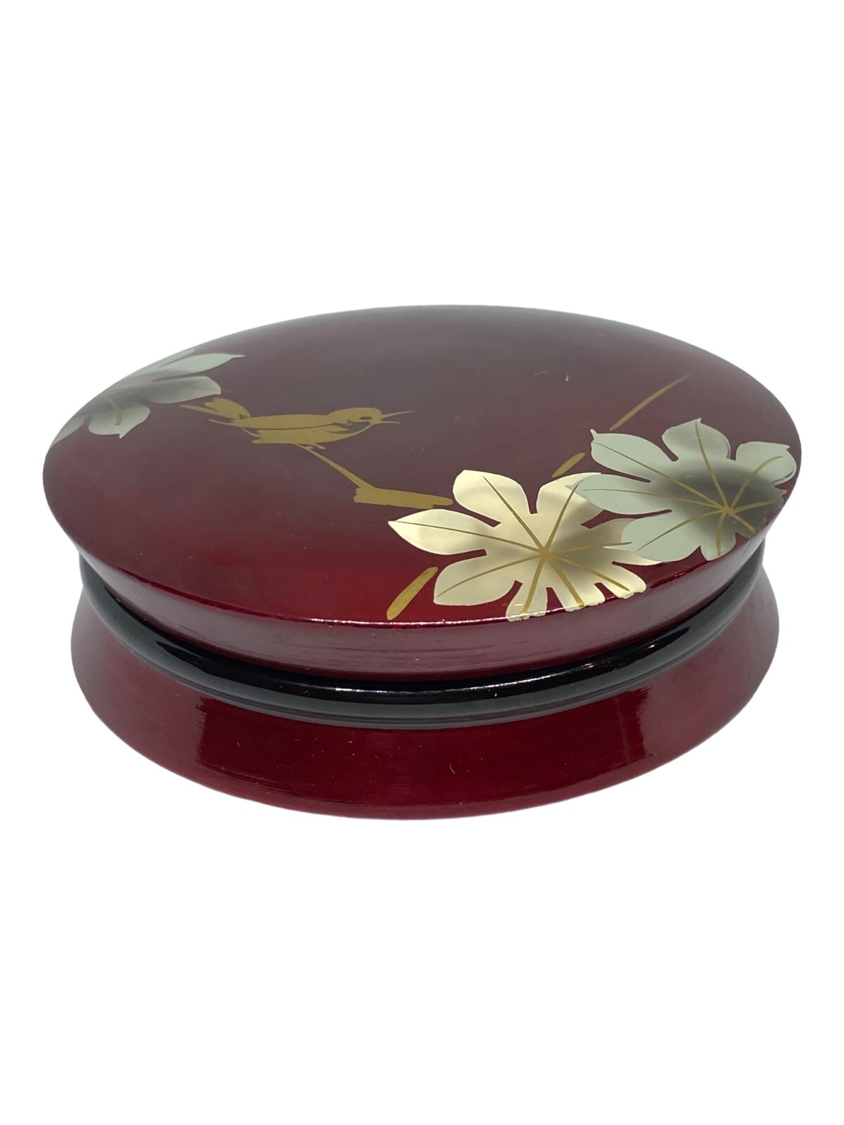 Vintage Heiando Japanese Lacquerware Container - Season/Shun