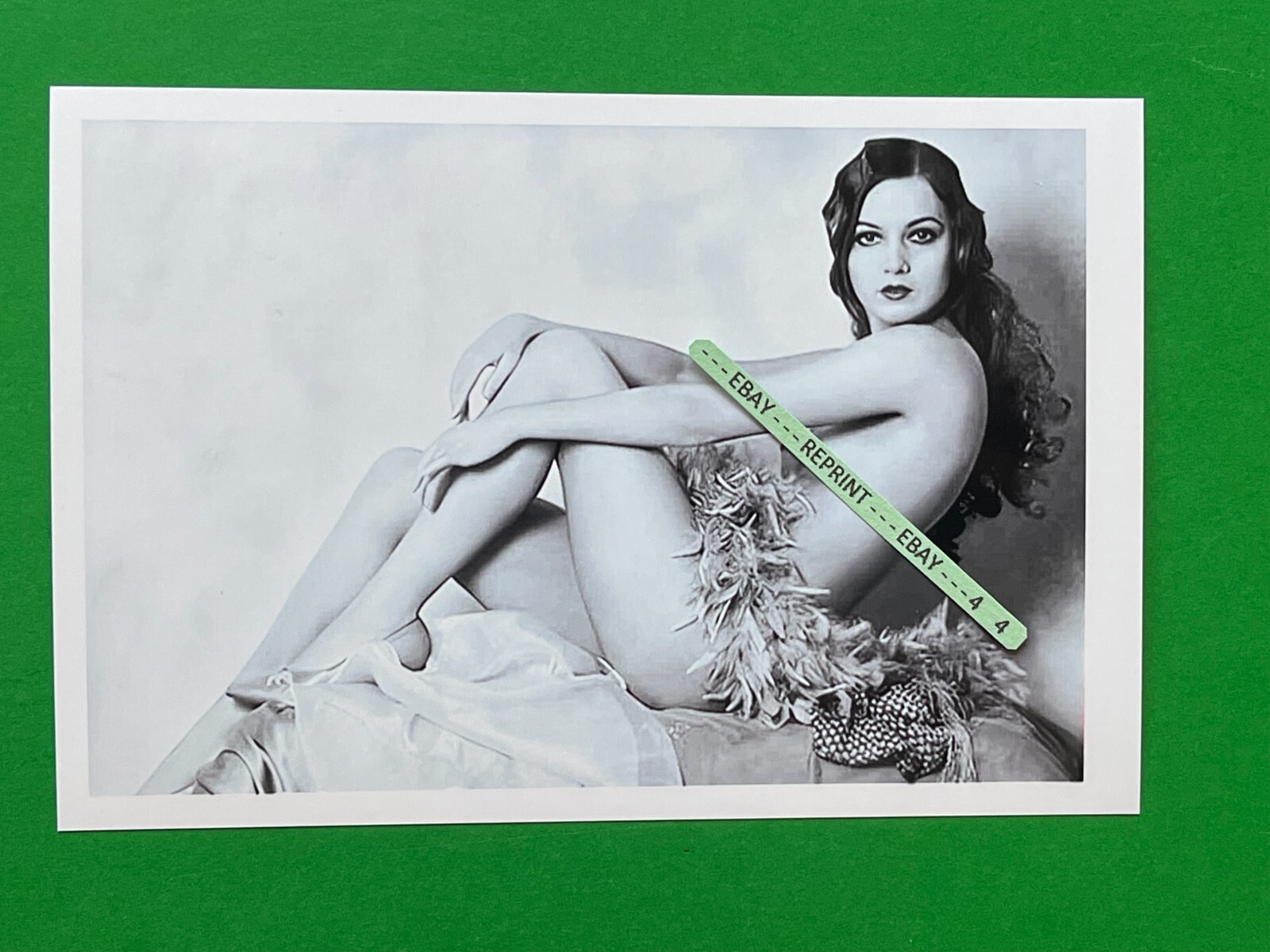 Found 4X6 PHOTO of Young & Beautiful 1920\'s FLAPPER Girl