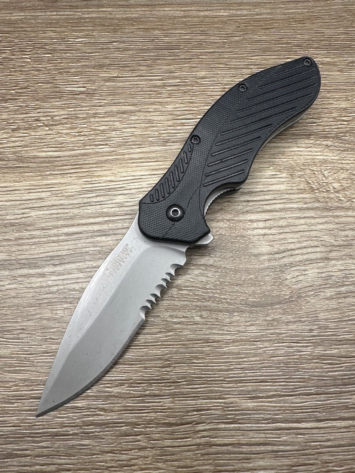 Kershaw Clash 1605ST Combo Edge SpeedSafe Flipper Folding Pocket Knife Used