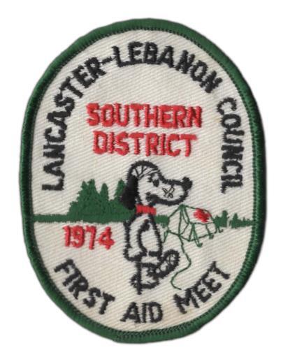 1974 First Aid Meet Lancaster Lebanon Council Southern District Snoopy [VA-3638]