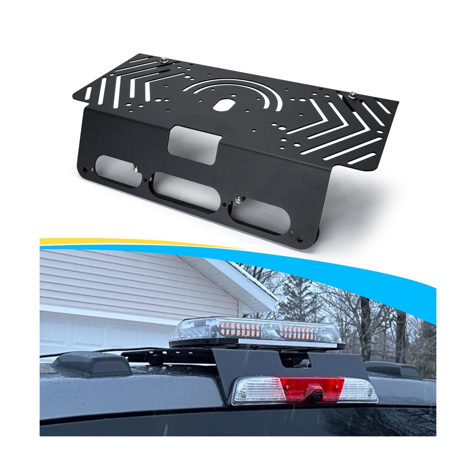 TOPOWN Metal Drill-Free Light Bar Cab Mount for Ford F-150 (2015+) | for Ford...