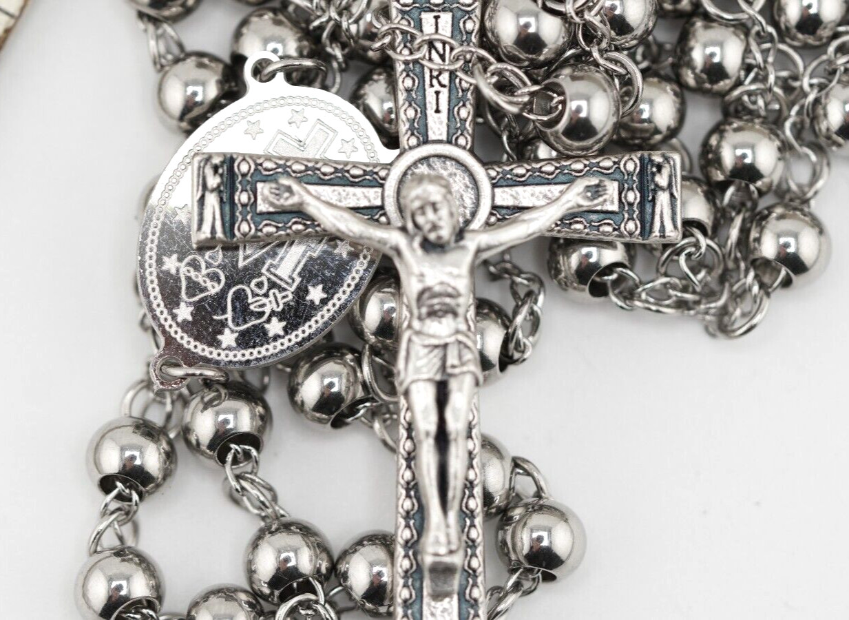 Men\'s Stainless Steel Rosary (Welded)