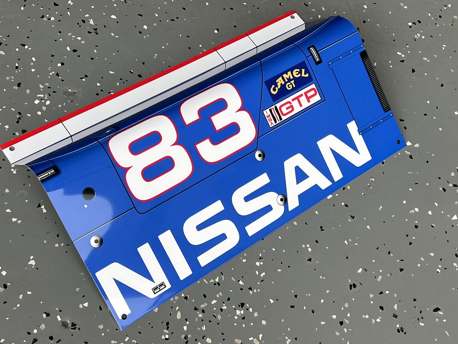 WOW 1990 Nissan 300ZX IMSA Racing GTP RAce Car Racing Door Style Sign 3D Curved