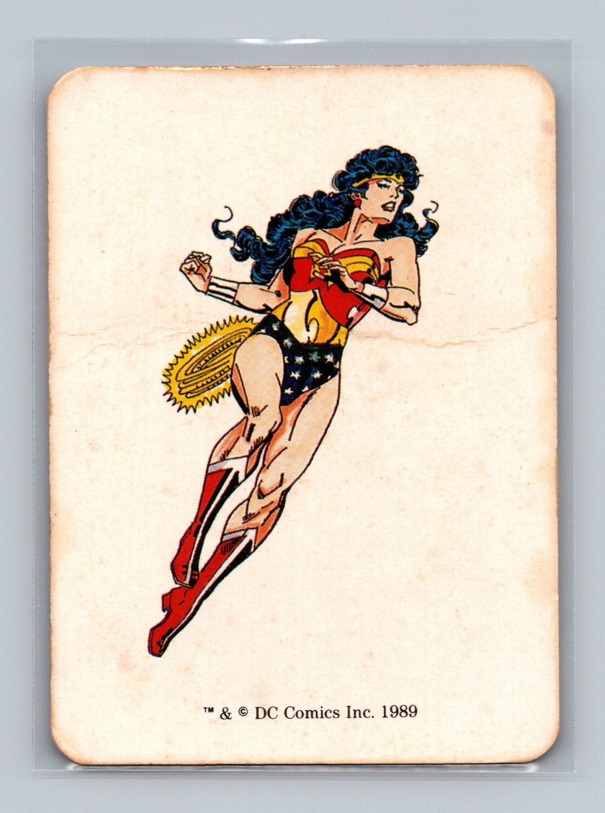 1989 Mayfair DC Heroes Wonder Woman Vintage Character Card DC Comics