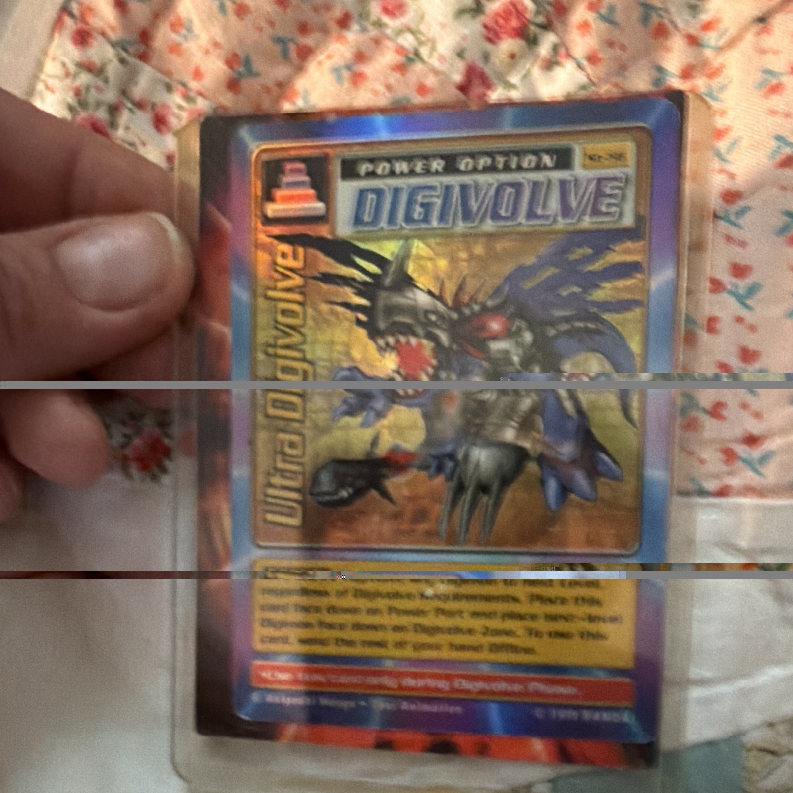 Bandai 1999 Digimon Monsters UlforceVeedramon Ultra Digivolve P-107 Holo