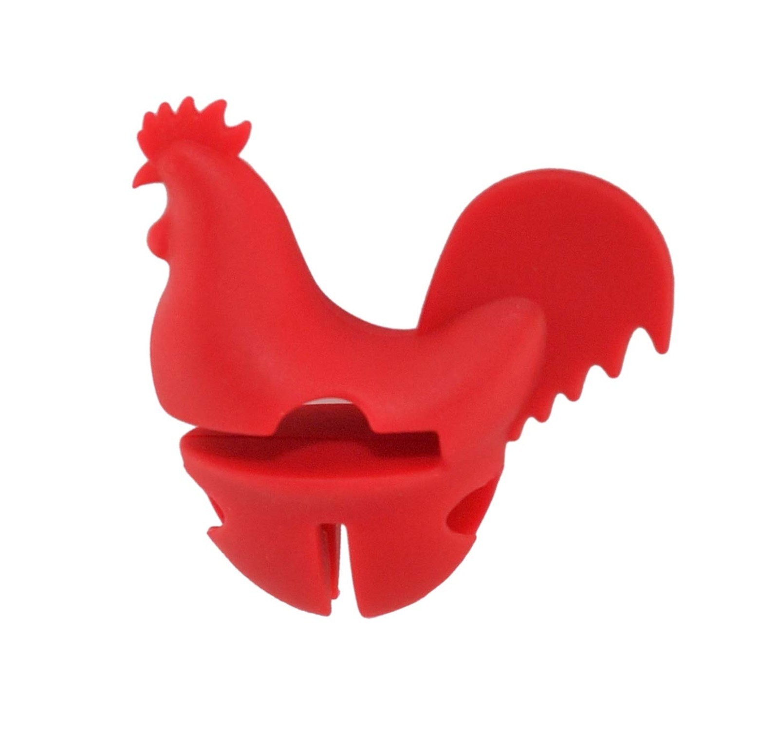 HOME-X Red Rooster Spoon Holder, Pot/Pan Clip Kitchen Accessories, Fun Hostes... HOME-X Red Rooster Spoon Holder, Pot/Pan Clip Kitchen Accessories, Fun Hostes...