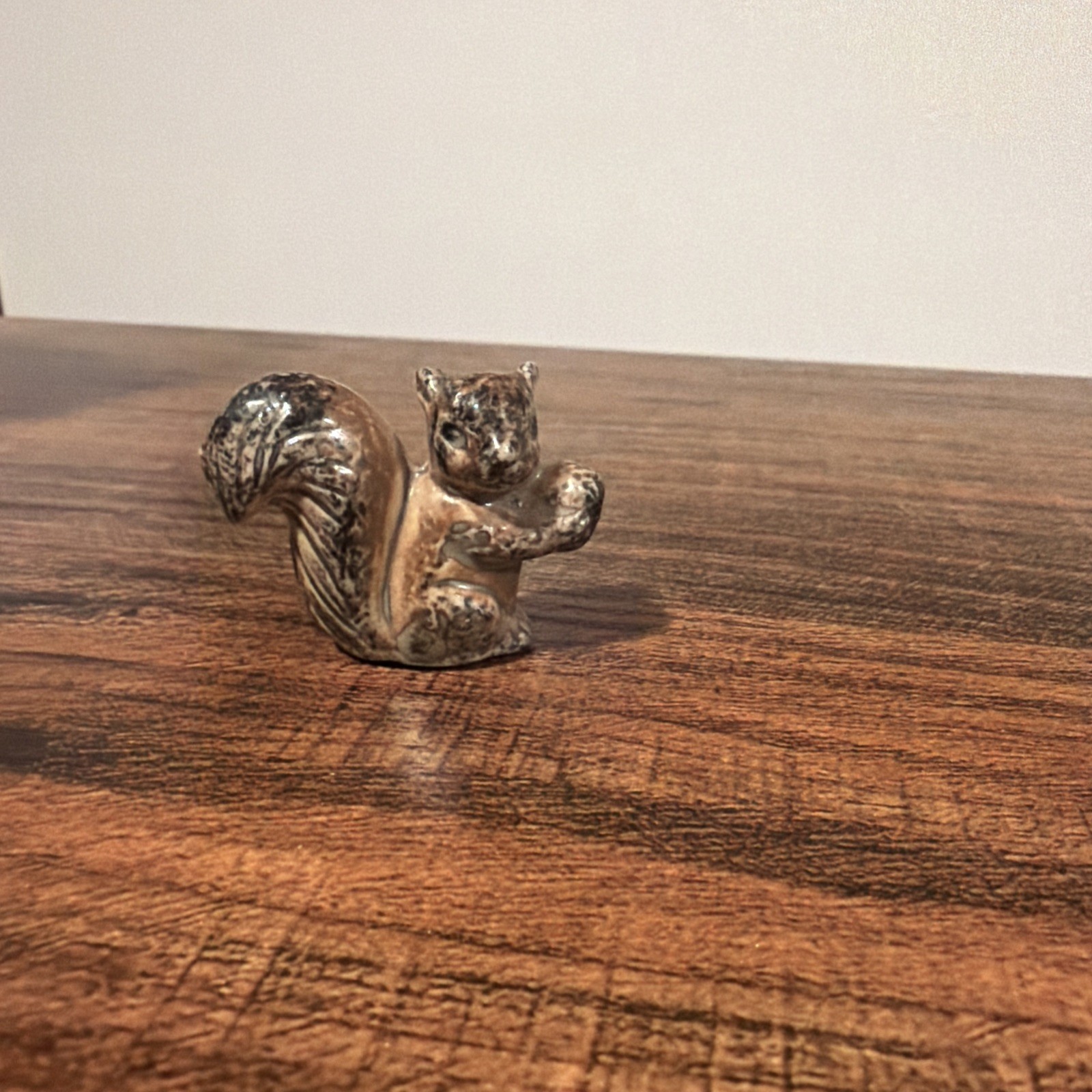 Miniature Painted Squirrel MCM made In Japan With Label VTG