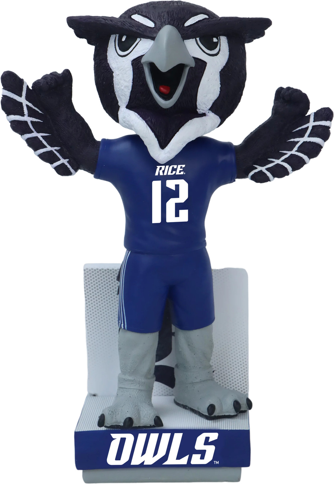 Sammy the Owl Rice Owls Mascot Bobblehead NCAA College