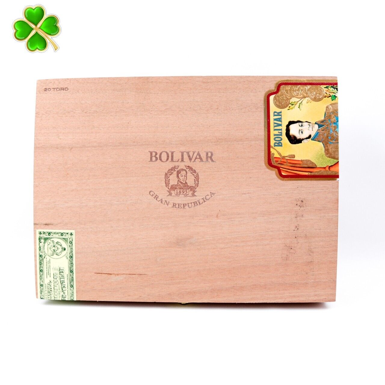 Bolivar Cofradia Toro Gran Republica Empty Wood Cigar Box 9.5\