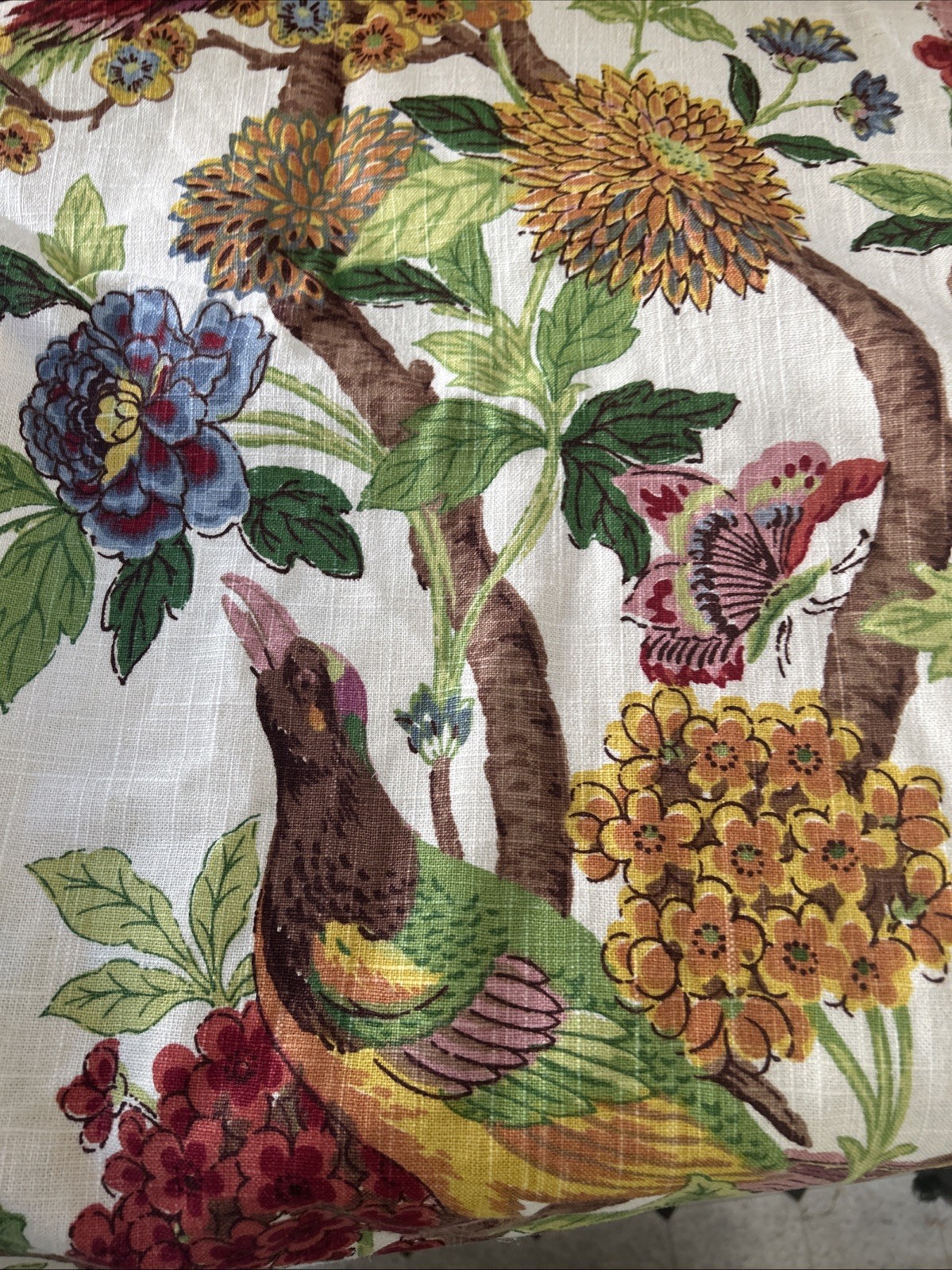 RICHLOOM WHIPPORWILL IN SUMMER Remnants 3 + yards in 3 pieces FABRIC 56 W RICHLOOM WHIPPORWILL IN SUMMER Remnants 3 + yards in 3 pieces FABRIC 56 W