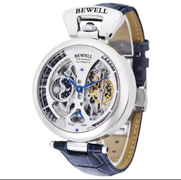 BEWELL Men\'s Automatic Skeleton Wristwatch