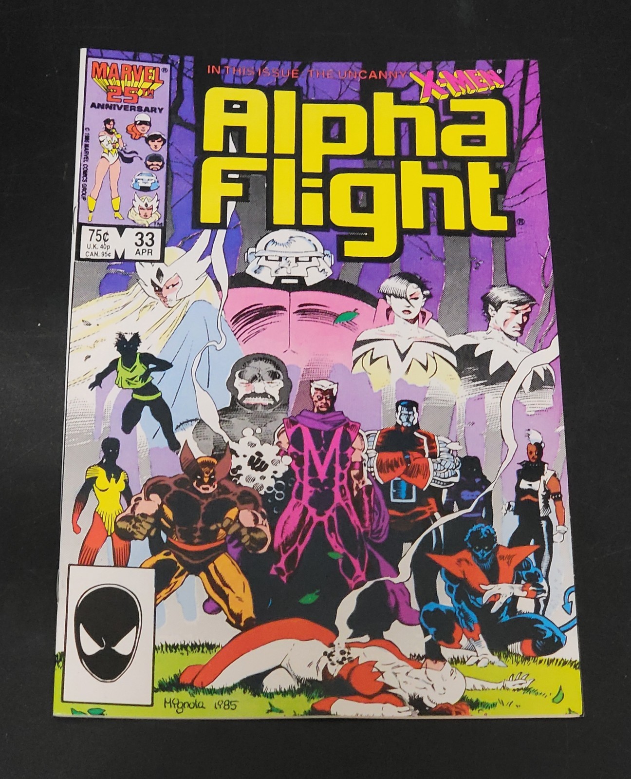 Alpha Flight (1983) #33 1st Appearance Lady Deathstrike Mike Mignola Cover NM-