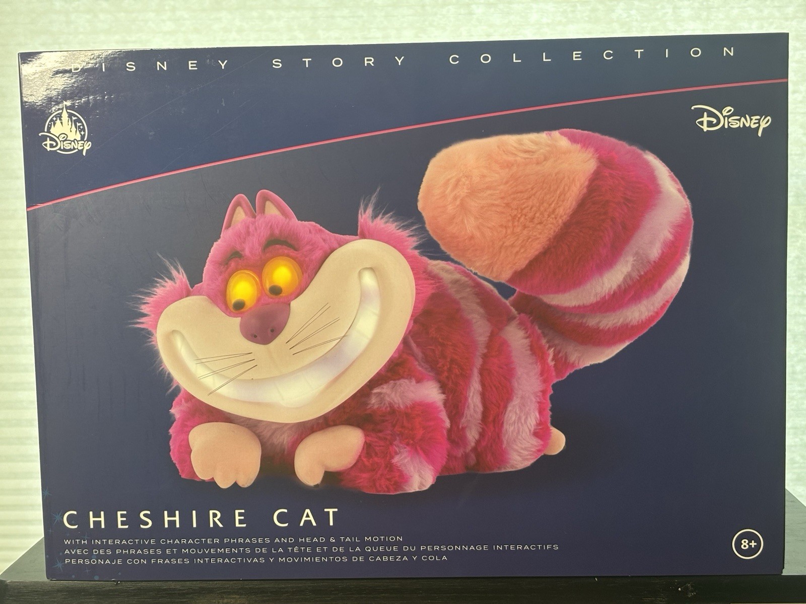 2026 Disney D23 Cheshire Cat Interactive Figure 75th Alice NEW SEALED