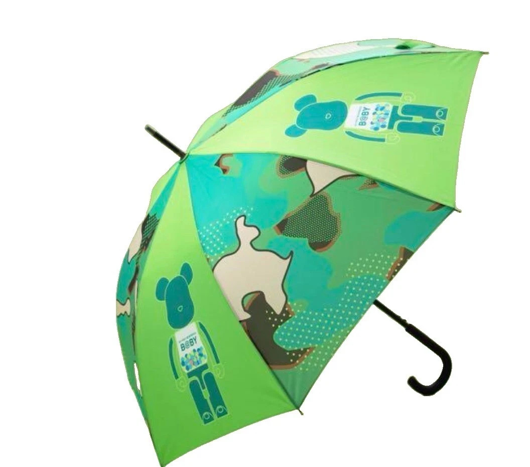 BE@RBRICK Macau 2022 WF Fashion My First BE@RBRICK B@BY Umbrella-Green-Sealed