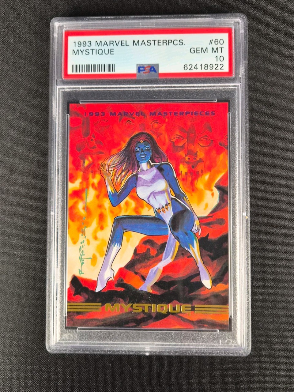 Marvel 1993 Marvel Masterpieces #60 Mystique PSA 10 Gem MT Trading Card