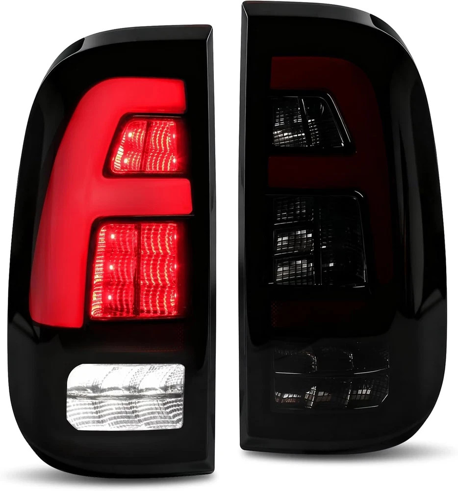 Pair Blacked-Out Full LED Tail Lights for 2008–2016 Ford F-250/F-350/F-450/F-550