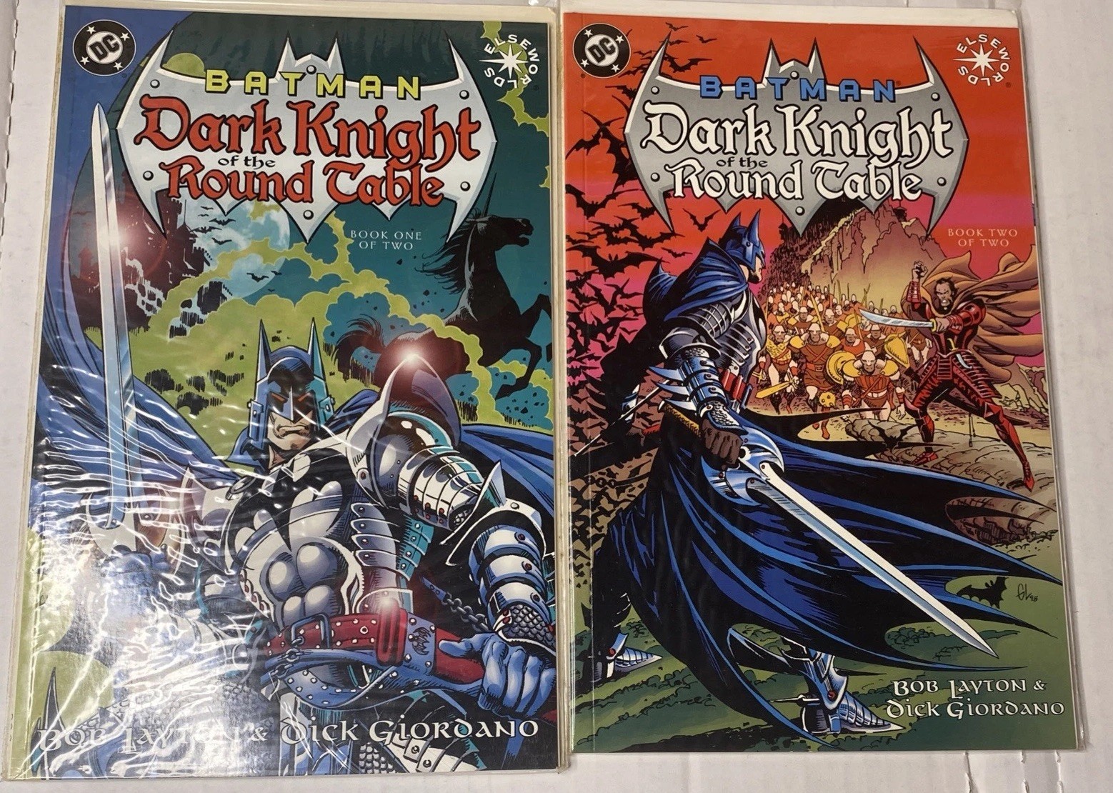 Batman Dark Knight of the Round Table Issues #1  And #2 Complete Set 1999 DC NM