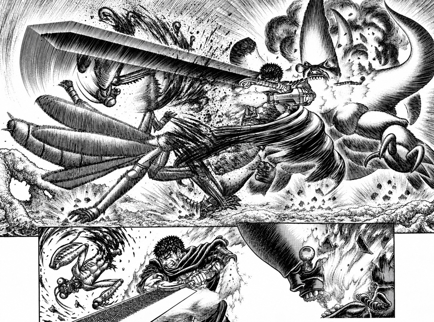 11x17 Berserk Poster Guts Chapter 123 Manga Panel Kentaro Miura 1997