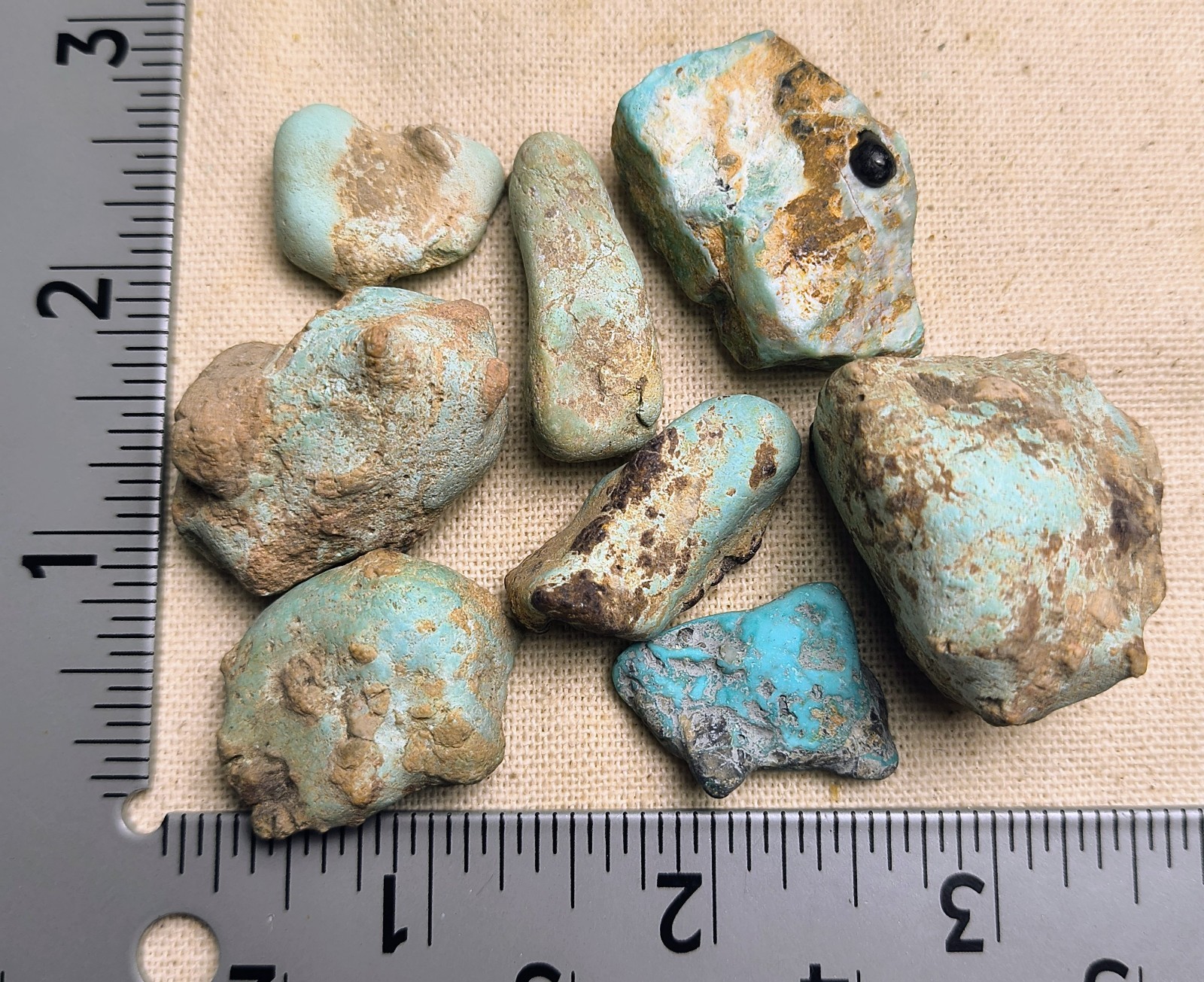 Lone Mountain Baby Blue Turquoise Rough Stone Lot Specimen Cab 81 Gram 27-19