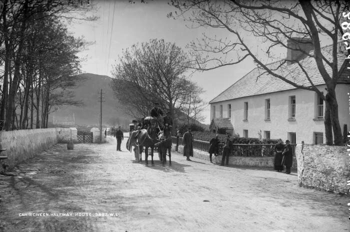 Halfway House Cahirciveen Co Kerry Ireland C1900 Old Photo