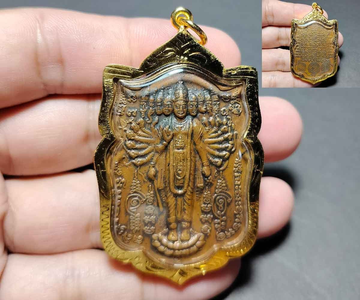 Thai Vishnu Amulet Pendant, Ramayana Yantra Talisman