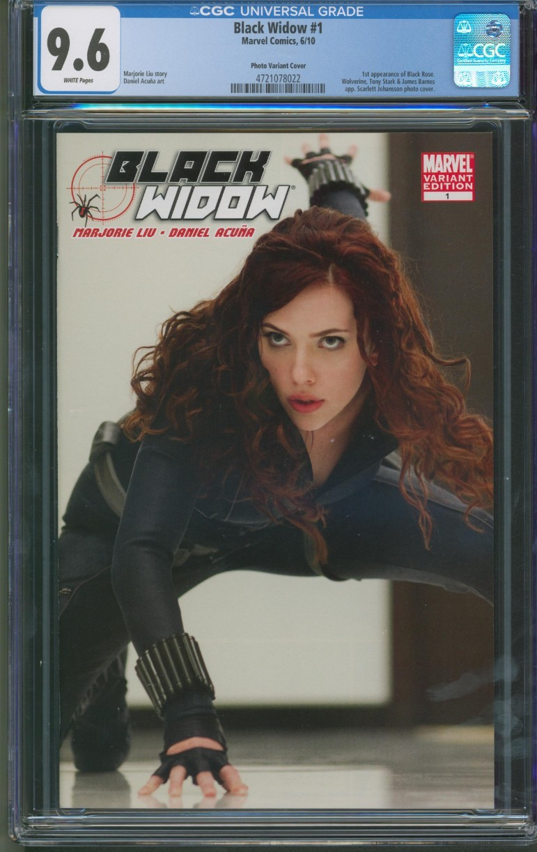 Marvel Comics Black Widow #1 Scarlett Johansson Photo Variant CGC 9.6