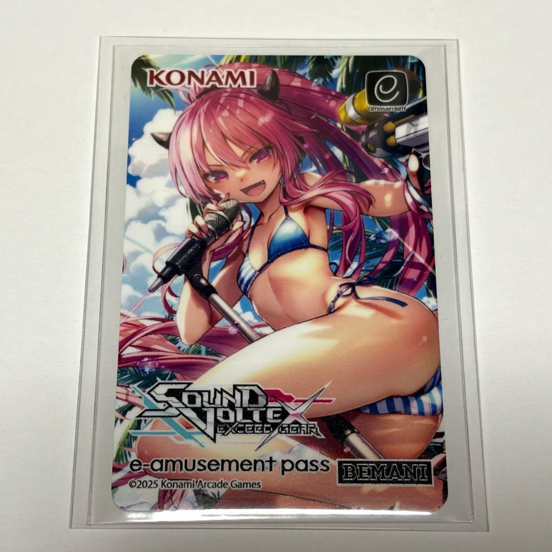 Konami e-AMUSEMENT PASS Card Sound Voltex Grace SDVX Arcade From Japan