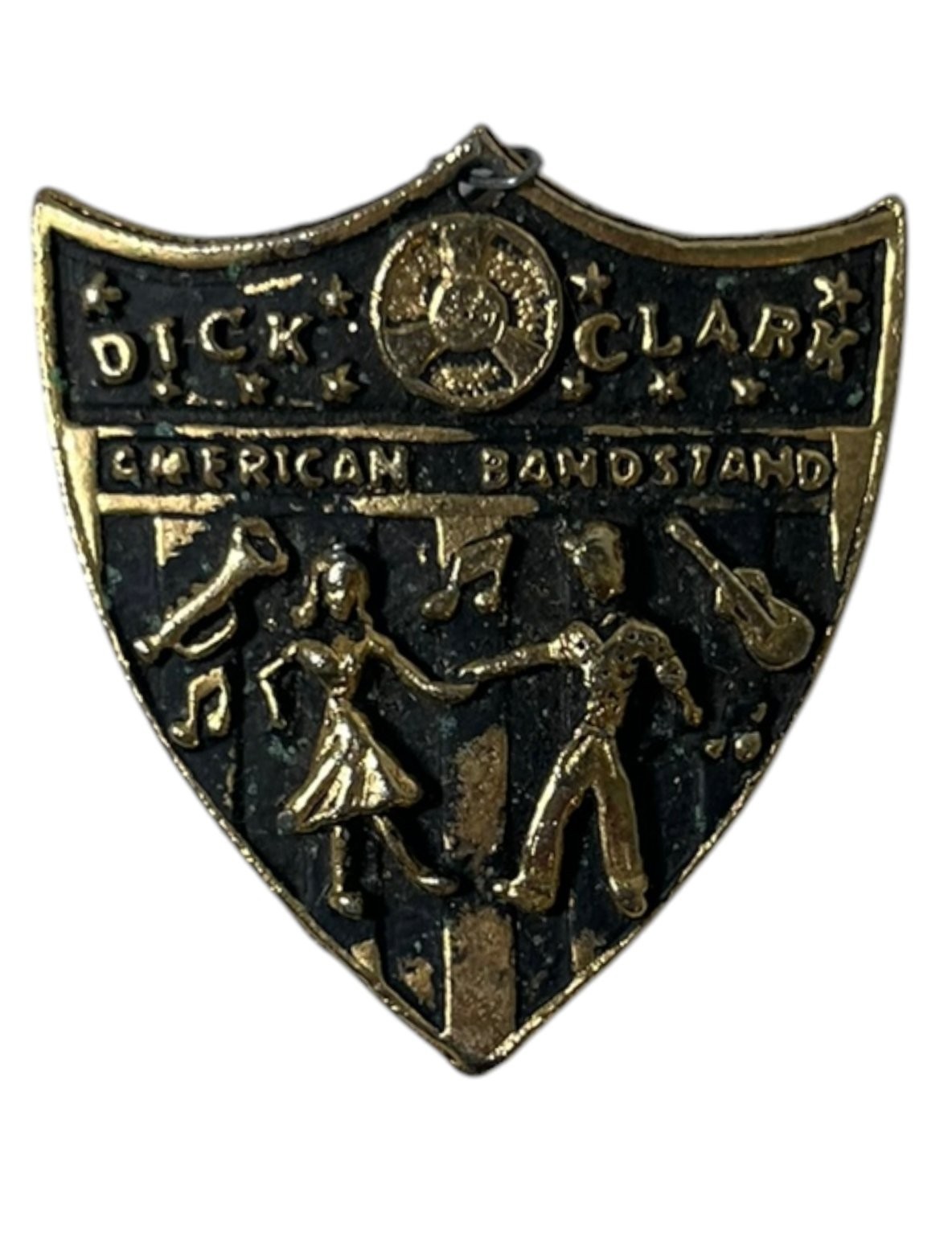 Vintage 1950's Dick Clark American Bandstand Badge Pin Brooch
