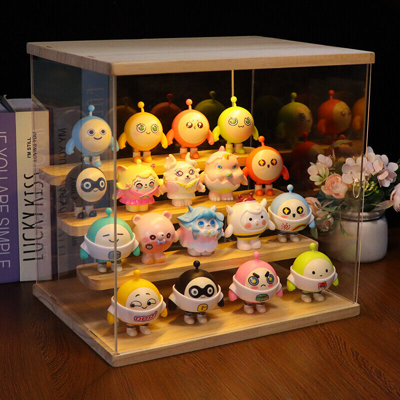 Game Egg Party Mini Egg Desktop Ornament LED Figure Statue Toys Kids Gift W/Box 