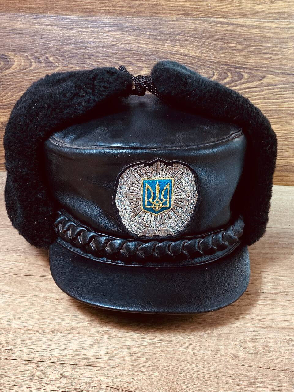 Ukranian winter hat Cap uniform GAI Road Police 2005s Size 567