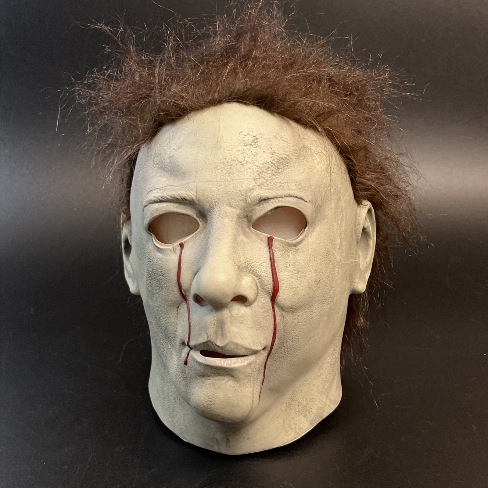 Halloween II Michael Myers Latex Rubber Mask Blood Tears Horror Thrasher Movie