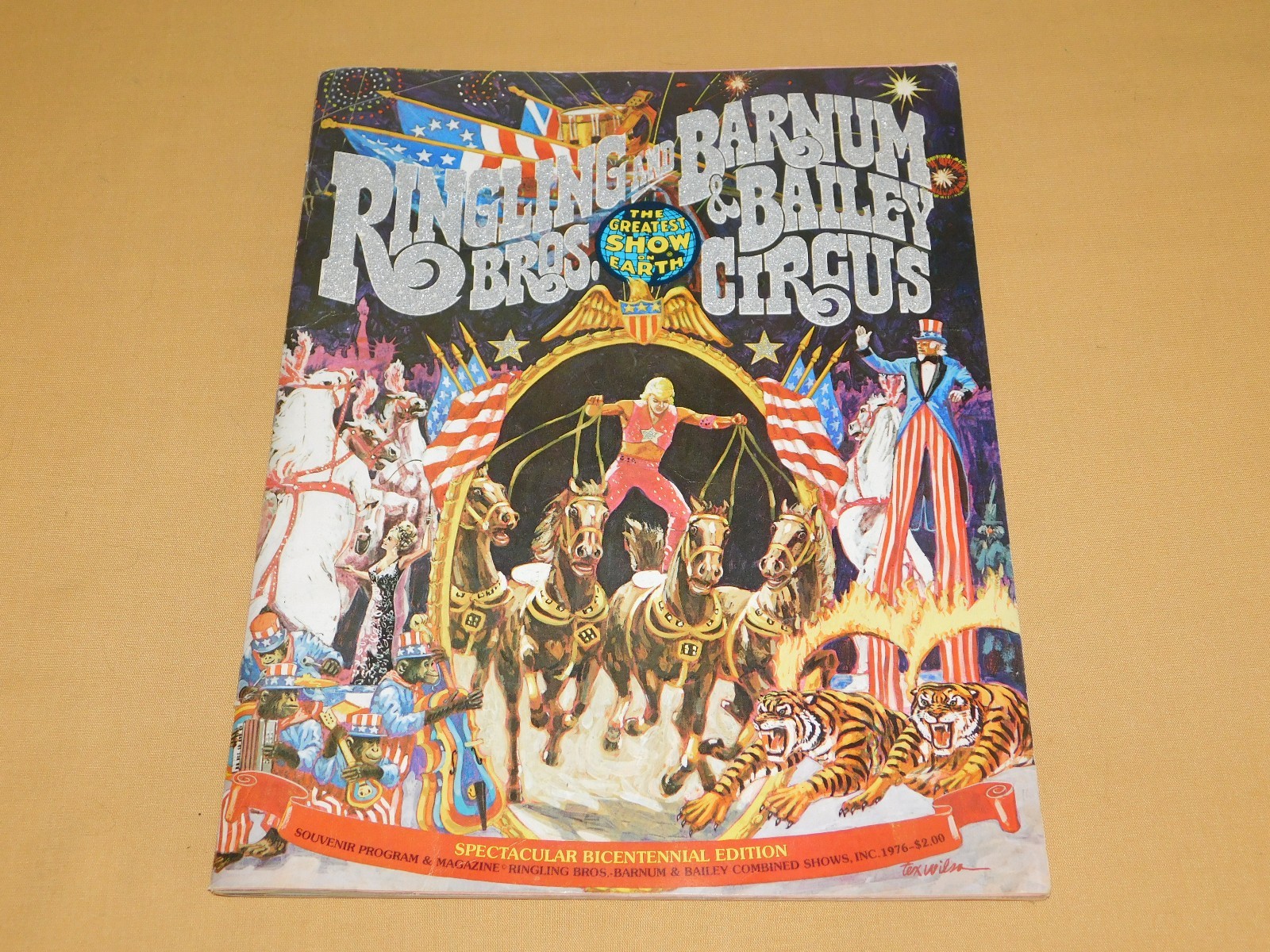 VINTAGE 1976 RINGLING BROS & BARNUM & BAILEY CIRCUS SOUVENIR PROGRAM