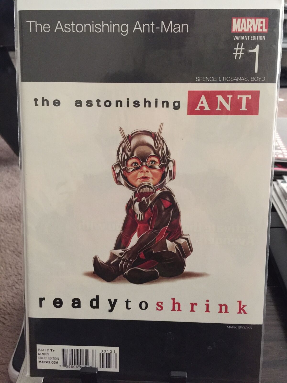 The Astonishing Ant-Man 1 Marvel Hip Hop Variant cover Biggie Ready to Die 