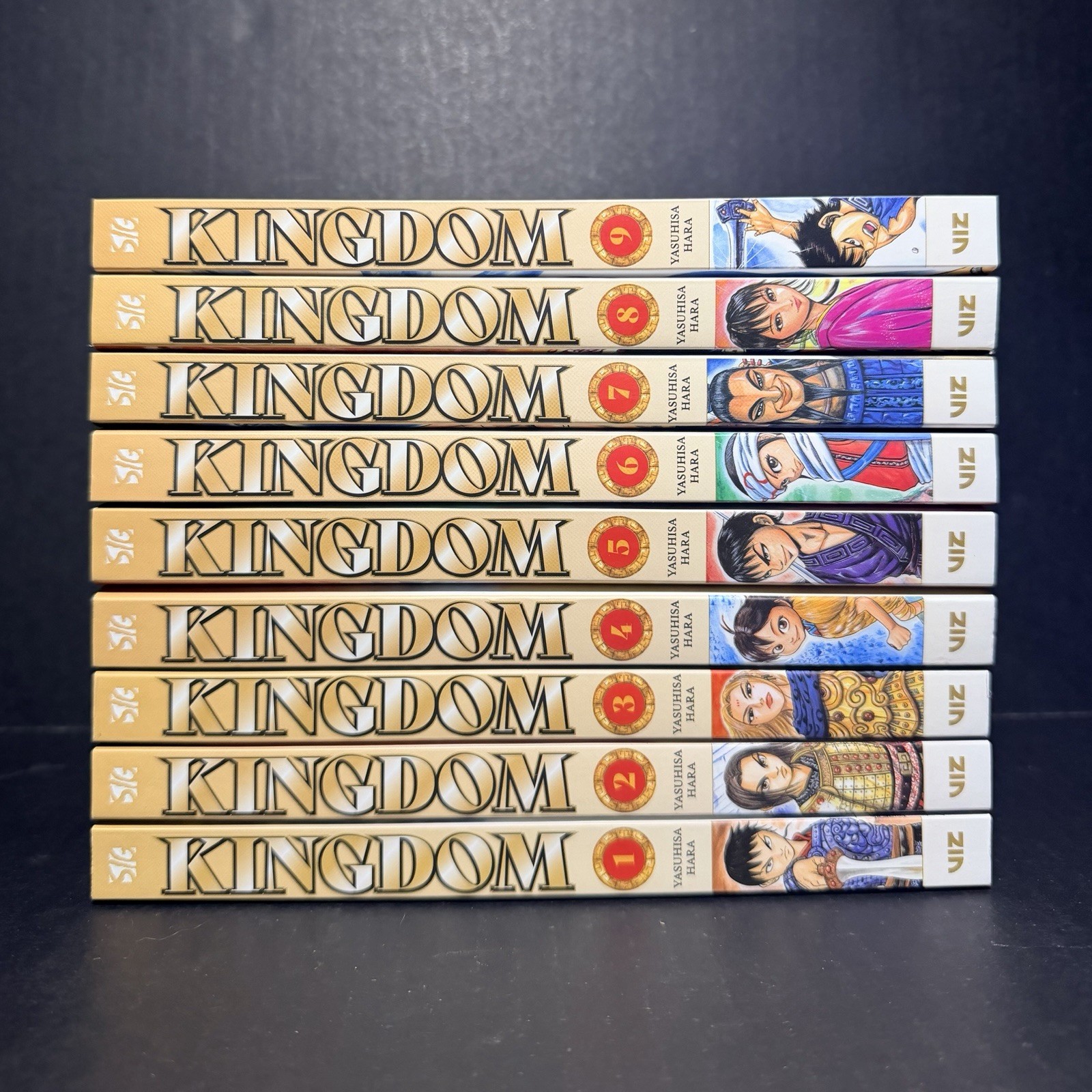 Kingdom Manga Volumes 1-9 Brand New English US Authentic Viz Media Yasuhisa Hara