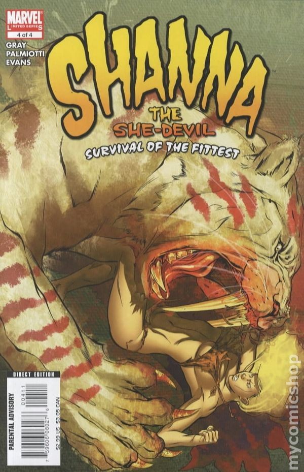 Shanna The She-Devil Survival of the Fittest #4 VF 8.0 2008 Stock Image