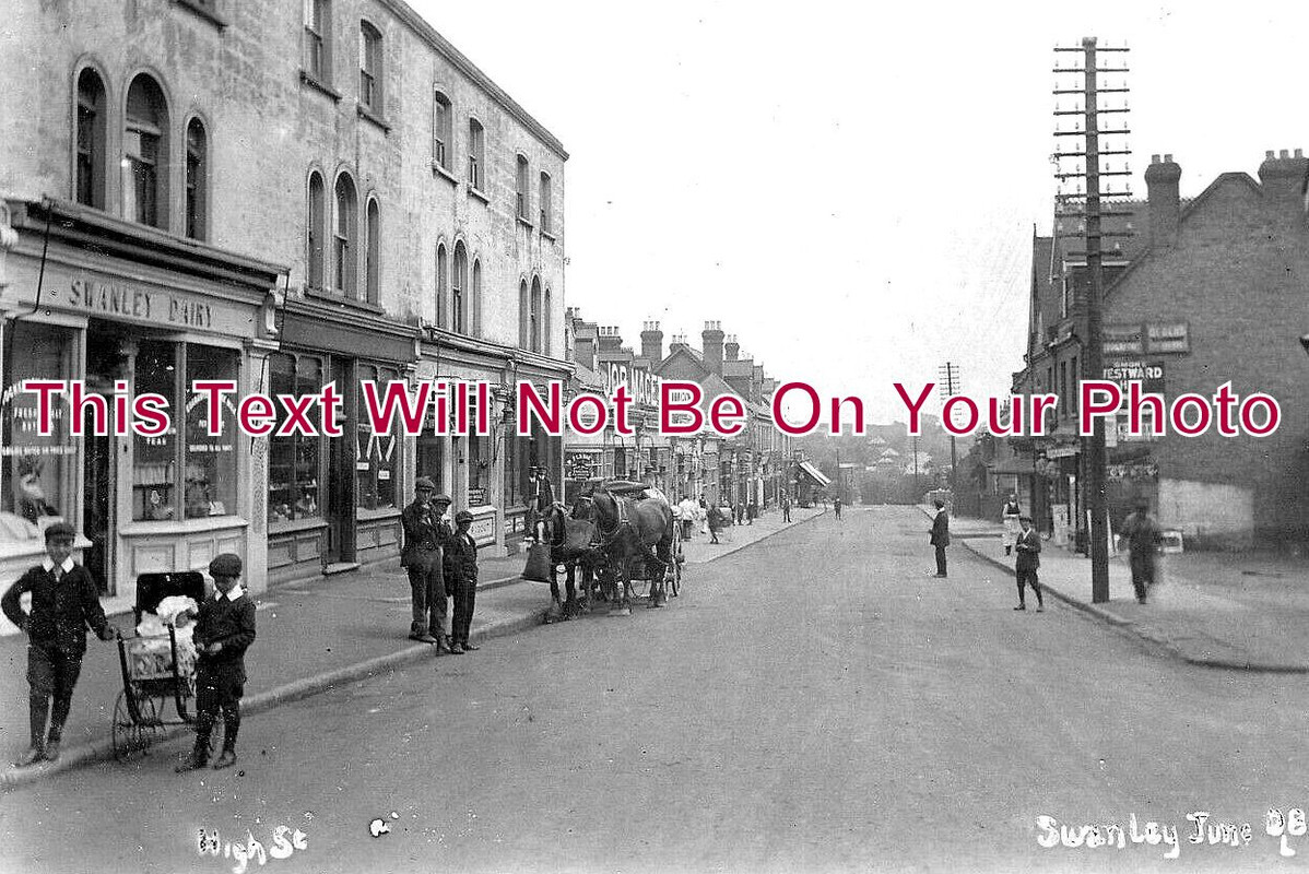 KE 5382 - The High Street, Swanley, Kent c1908