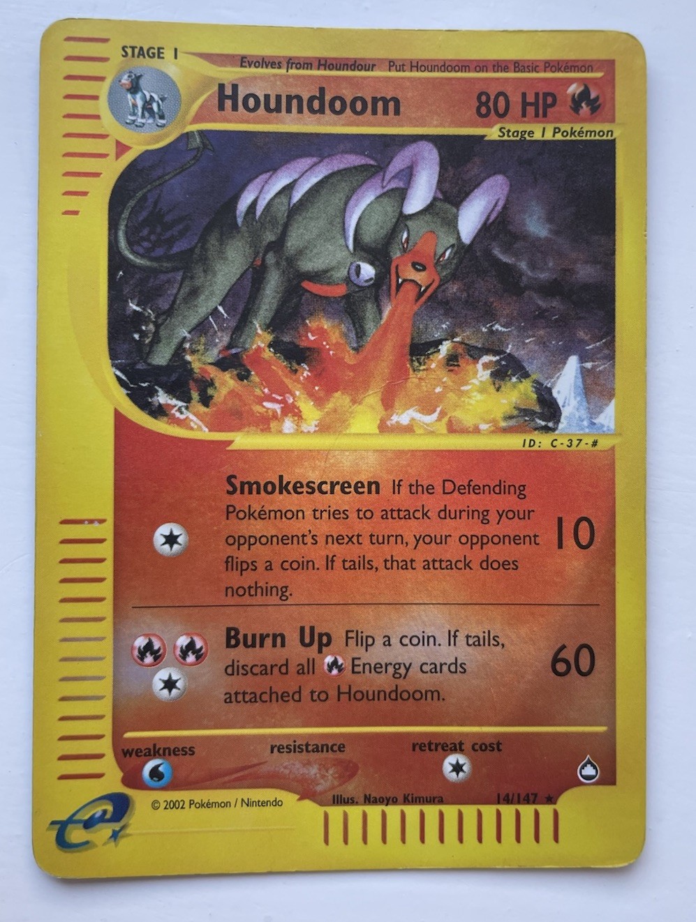 Houndoom 14/147 Aquapolis Reverse Holo Rare Moderately Played WOTC 2002 Houndoom 14/147 Aquapolis Reverse Holo Rare Moderately Played WOTC 2002