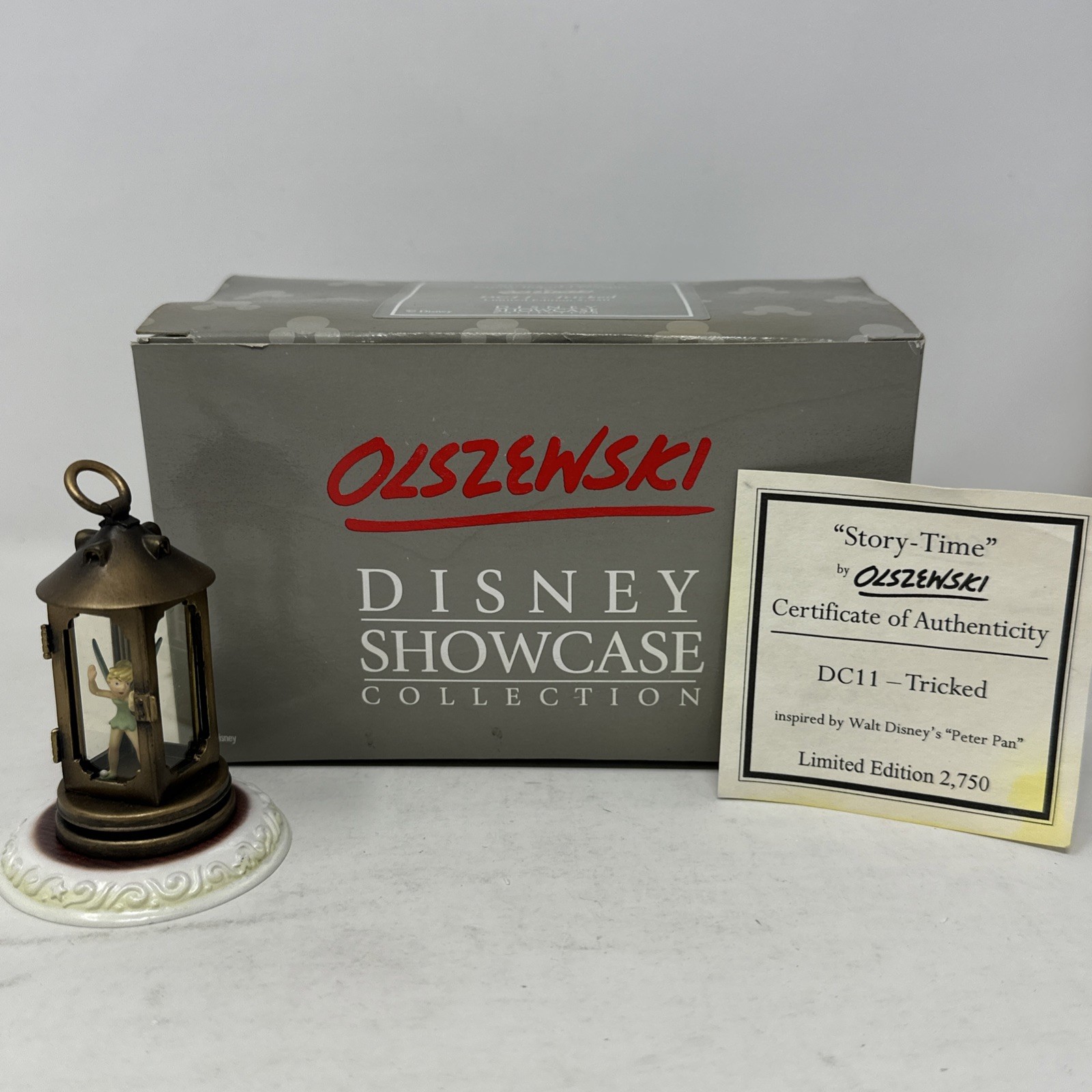TRICKED DC11 OLSZEWSKI STORY TIME 2001 WALT DISNEY LIMITED FIGURINE TINKERBELL