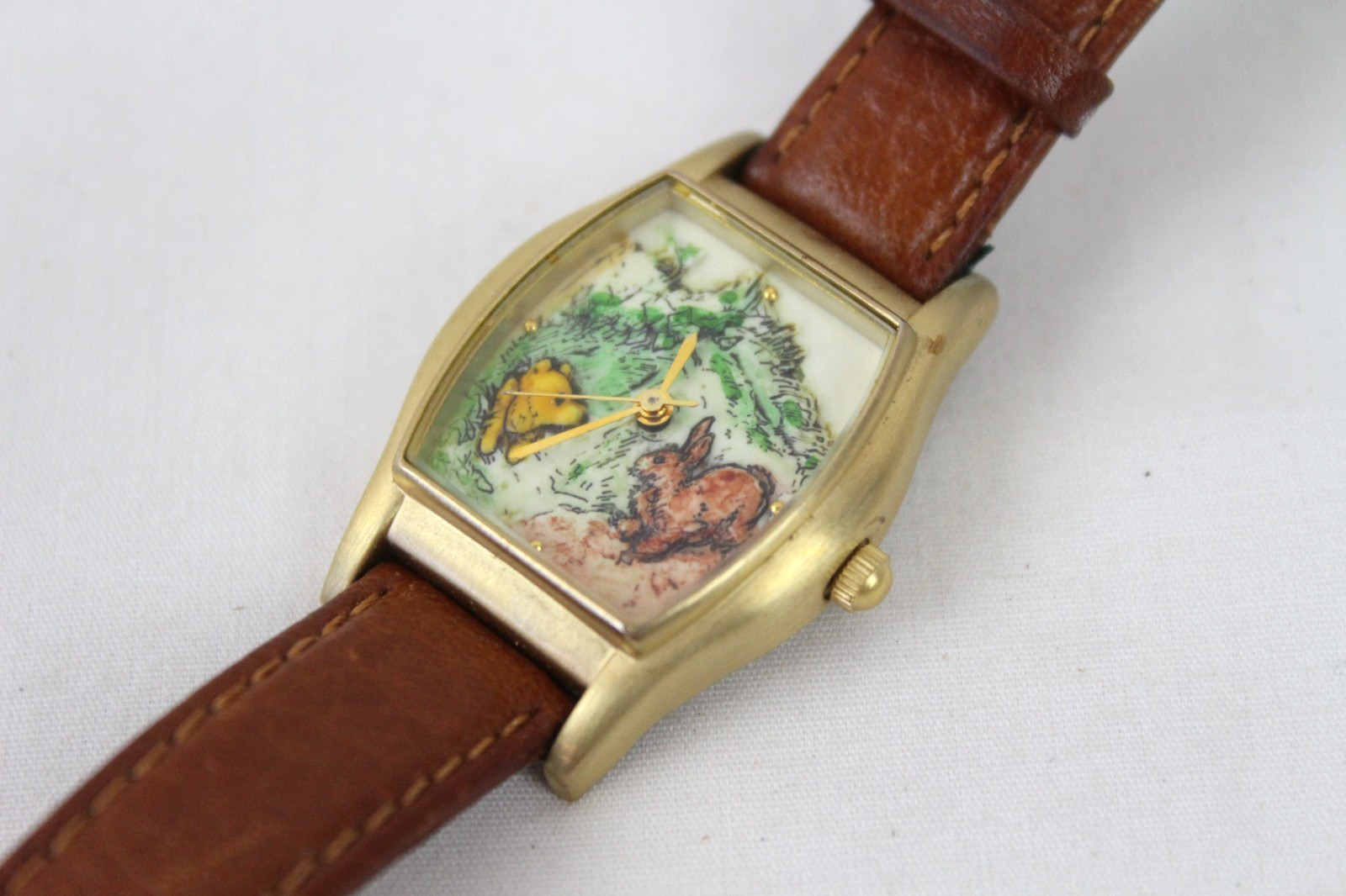 Fossil Disney Winnie the Pooh Limited Edition Watch #\'ed to 3,000 Gold Tone