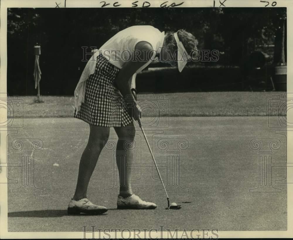 1973 Press Photo Golfer Mrs. John Harlan - nos16693