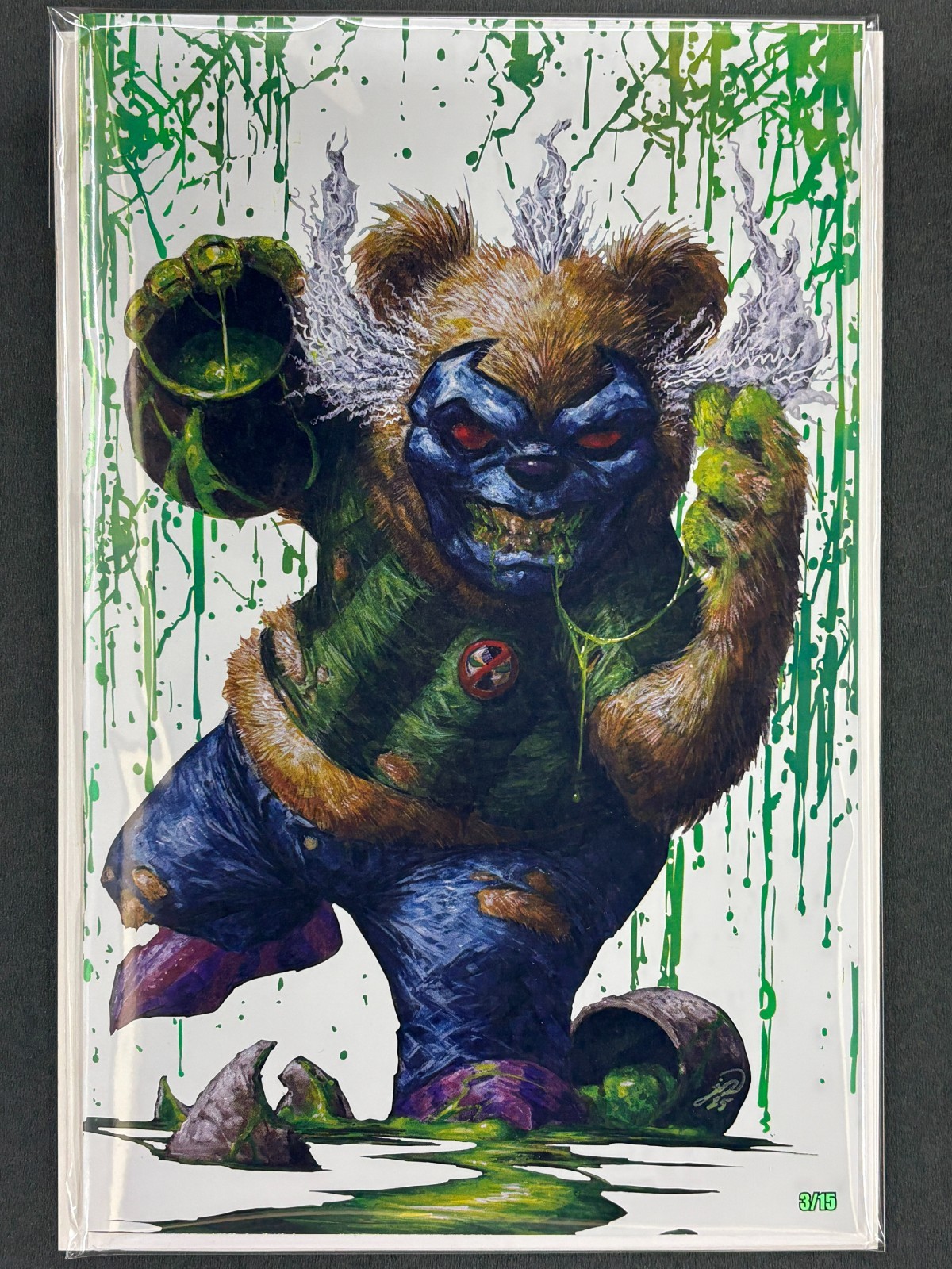 Do You Pooh? Spawn Violator Variant Green Spot Foil Johnny Desjardins #3 of 15